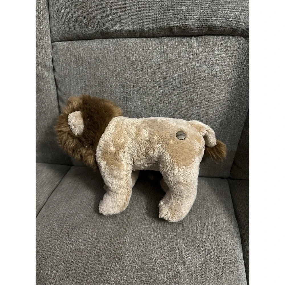FAO Schwarz Lion Plush Stuffed Animal Brown Wild Cat Cub Cute Soft 8